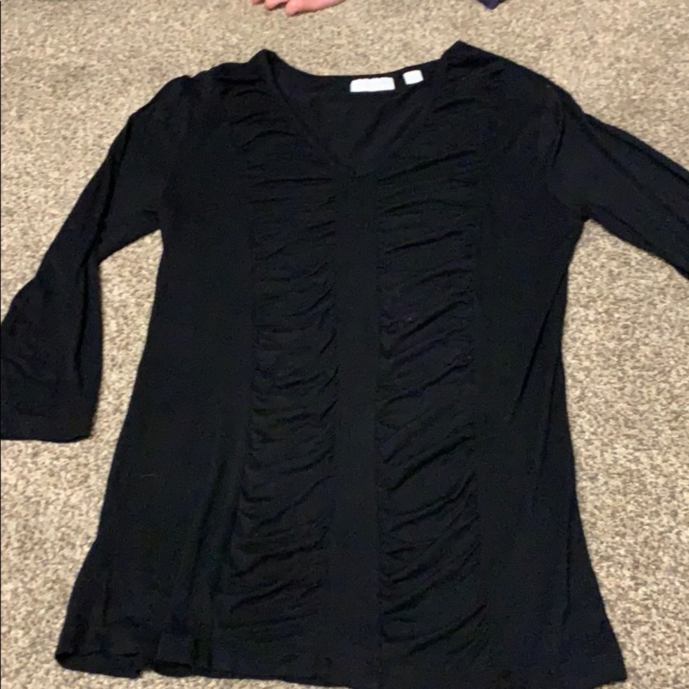 NY&C 3/4 Sleeve Black